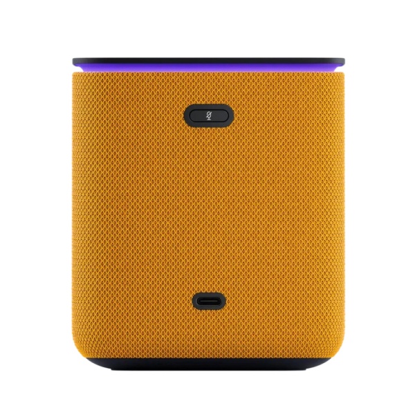 Умная колонка Яндекс Станция Миди с Алисой, с Zigbee, оранжевая